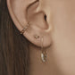 Image du produit Alloy pin rhinestone stud earrings
