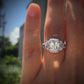 Image du produit Bague Princesse Carrée avec Diamant de Simulation – Élégance et Sophistication 💍✨