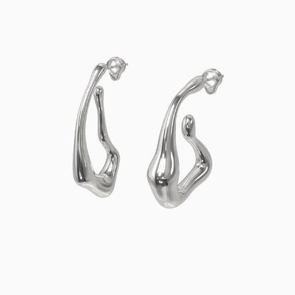 ✨ Boucles d'Oreilles Venom - Argent Sterling 925, Design Rétro Éclatant, Parfaites pour Éblouir en Toutes Occasions 🌟