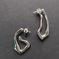✨ Boucles d'Oreilles Venom - Argent Sterling 925, Design Rétro Éclatant, Parfaites pour Éblouir en Toutes Occasions 🌟