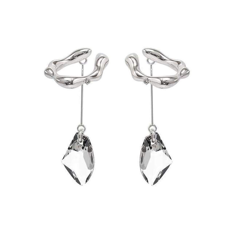 ✨ Clips d'Oreilles Vintage Élégants - Cristal Brillant, Confort Sans Perçage, Idéal pour Soirées & Occasions Spéciales