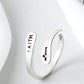 Image du produit Bague de Foi en Cuivre pour Femme – Élégance Simple et Inspirante ✨💍