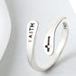 Image du produit Bague de Foi en Cuivre pour Femme – Élégance Simple et Inspirante ✨💍