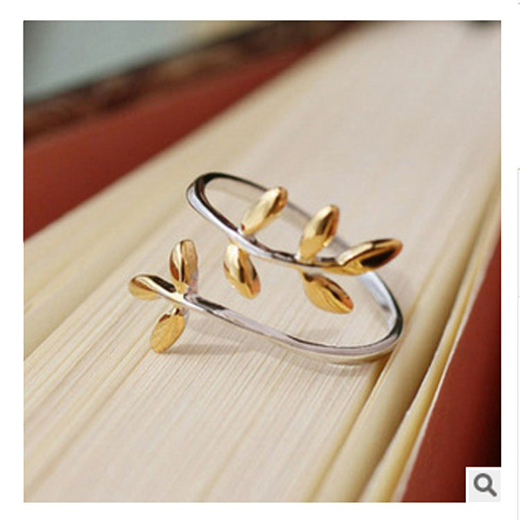 🌿 Elegant Olive Leaf Ring - Natural Design, Authentic and Refined Style to Enhance Your Look