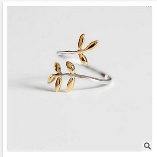 🌿 Elegant Olive Leaf Ring - Natural Design, Authentic and Refined Style to Enhance Your Look