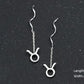 Élégantes Boucles d’Oreilles Constellation - Design Ondulé Raffiné, Sublimez Votre Style avec Une Touche Astrale