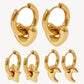 ✨ Boucles d'Oreilles  en Acier Inoxydable - Fini Brillant, Élégance Moderne, Légères et Résistantes