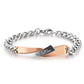 Bracelets Croisés Élégants pour Couples - Artisanat de Qualité, Symbole d'Amour Éternel et de Connexion Profonde