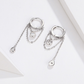 ✨ Boucles d'Oreilles Élégantes en Argent S925 - Plaquées Platine, Anti-Allergiques, Confort Inégalé pour Femmes