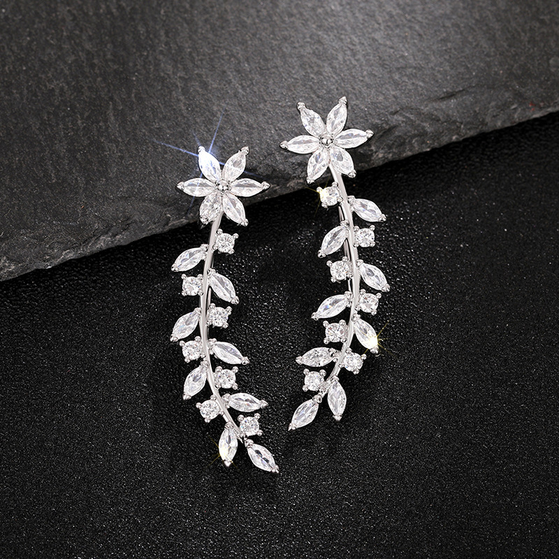 ✨ Bou✨cles Bou dcles'Oreilles F dleurs'O enre Diamant -illes Él Fégleursance en Europé Diamenneant et América - Styleine Europé,en et Améric Brainillance, Par Élfaiteég pour Toutesance Occ Intasempionsorelle pour Briller en Toute Occasion