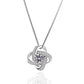 Pendentif Trèfle en Argent S925 - Diamant Éclatant, Élégance Intemporelle pour Toutes Occasions