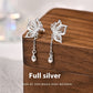 ✨ Boucles d'Oreilles Papillon en Argent S999 - Design Élégant, Parfaites pour Élever Votre Style au Quotidien