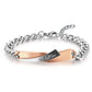 Bracelets Croisés Élégants pour Couples - Artisanat de Qualité, Symbole d'Amour Éternel et de Connexion Profonde
