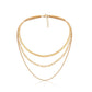 ✨ **Élégant Collier Punk Géométrique - Design Serpent Unique, Multi-Couches pour un Look Audacieux et Original