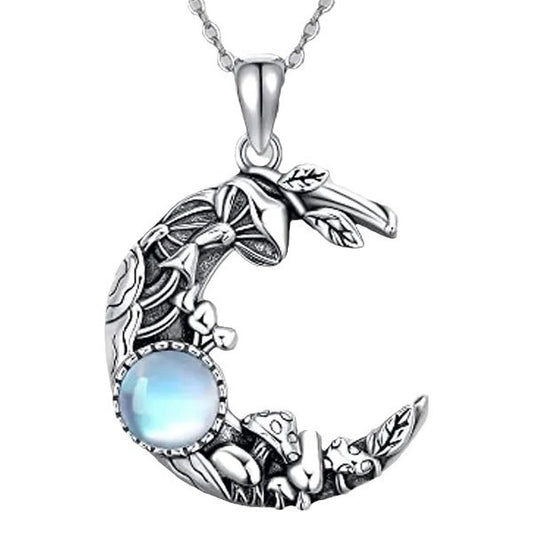🌟 Élégant Collier Lune Bohème - Pendentif Rétro Unisexe, Design Unique et Qualité Premium, Idéal pour Offrir