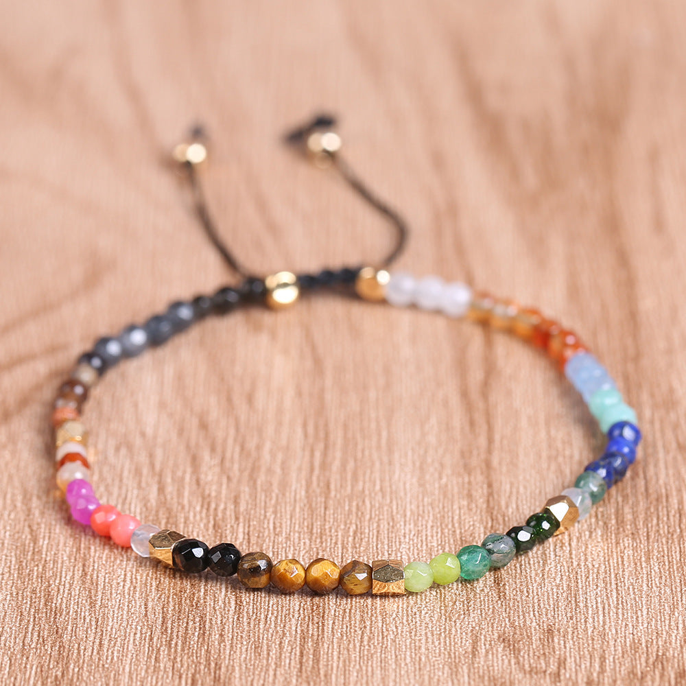 Image du produit 12 Constellations Seven Chakras Colored Stones Bracelet