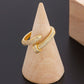 Image du produit Bague à Ongle Personnalisée | Bague Géométrique Ajustable avec Faux Gemmes/ Pierres Semi-Précieuses