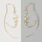 🌟 Boucles d'Oreilles Abstraites Élégantes - Design Unique, Qualité Premium pour Affirmer Votre Style avec Chic!