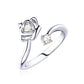 Bague Couronne Diamant Chic - Ajustable, Confortable et Élégante pour Sublimer Votre Style avec Raffinement