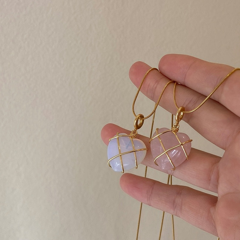 "✨ Ravissant Collier en Pierre de Lune - Design Féérique, Bijou Unique pour Cadeaux Magiques et Contes de Fées"