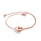 ✨ Bracelet Élégant en Acier Titane - Design Raffiné avec Diamants et Zircon, Résistant pour Toutes Occasions