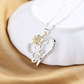 🌻 Élégant Collier Pendentif Tournesol Bicolore - Design Tendance, Parfait pour Sublimer et Illuminer Votre Décolleté