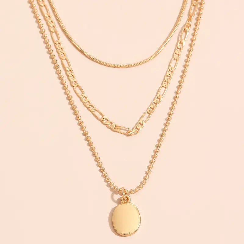 ✨ Élégant Collier Pendentif Vintage - Design Géométrique Ovale, Style Unique pour Sublimer Votre Tenue