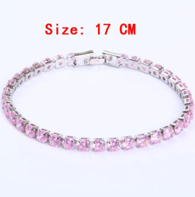 Bracelet Tennis Chic et Éclatant - Zirconia Cubique Précieux, Style Intemporel pour Hommes et Femmes