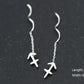 Élégantes Boucles d’Oreilles Constellation - Design Ondulé Raffiné, Sublimez Votre Style avec Une Touche Astrale