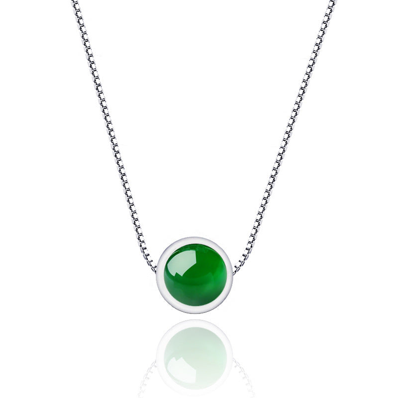 Élégant Collier Quartz Fraise Argent 925 - Bijou Intemporel, Raffiné et Premium pour Sublimer Votre Style