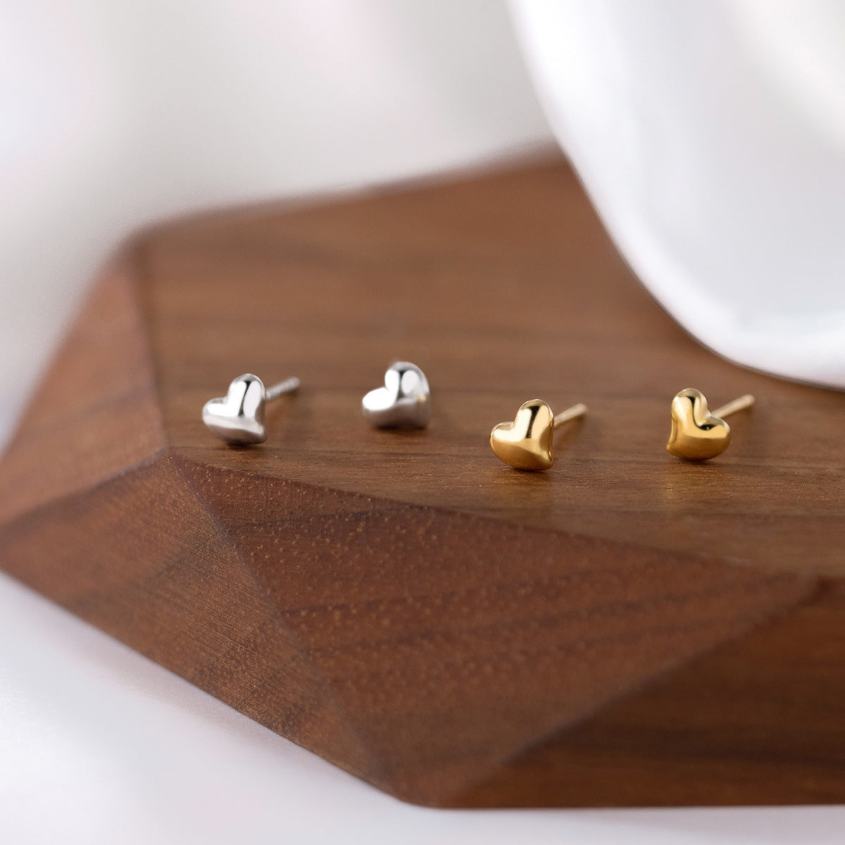 ✨ Ravissantes Boucles d'Oreilles Cœur en Argent 925 - Design Éclatant, Idéales pour Un Style Élégant au Quotidien