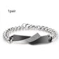Bracelets Croisés Élégants pour Couples - Artisanat de Qualité, Symbole d'Amour Éternel et de Connexion Profonde