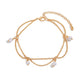 "💎 Bracelet de Cheville Hexagonal Élégant avec Perles – Design Unique et Confort Absolu pour Tous les Styles ✨"