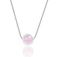 Élégant Collier Quartz Fraise Argent 925 - Bijou Intemporel, Raffiné et Premium pour Sublimer Votre Style