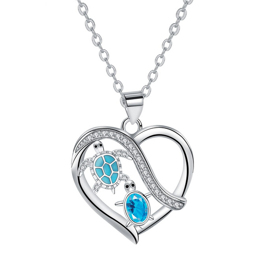 ✨ Collier Tortue Élégant - Symbole d'Amour et Protection, Cadeau Idéal pour Maman