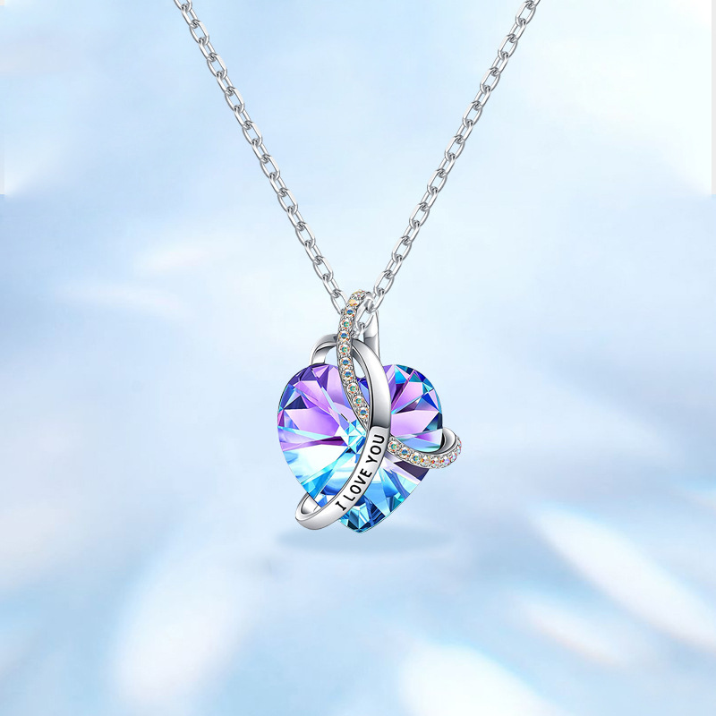 💖 **Collier Cristal Raffiné** - Élégance Intemporelle, Brillance Sublime, Cadeau Parfait pour Moments Spéciaux