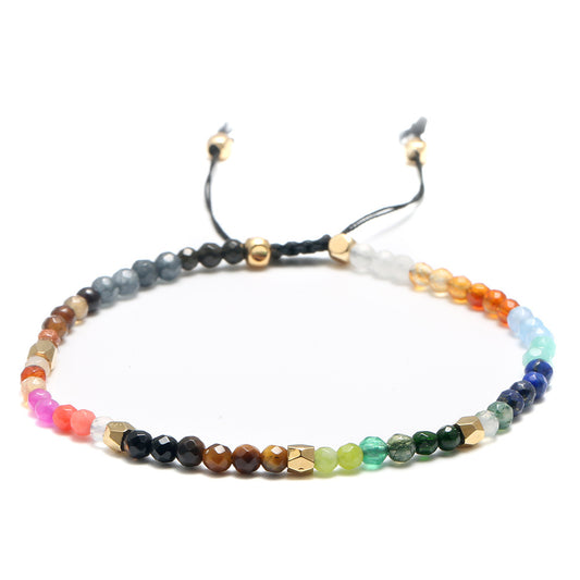 Image du produit 12 Constellations Seven Chakras Colored Stones Bracelet