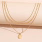 ✨ Élégant Collier Pendentif Vintage - Design Géométrique Ovale, Style Unique pour Sublimer Votre Tenue