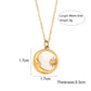 Élégant Collier Coquillage en Forme de Lune - Design Raffiné, Idéal pour Sublimer Vos Tenues Quotidiennes
