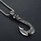 🌟 Pendentif Fish Hook Vintage - Design Élégant en Acier Inoxydable, Résistant et Unique pour un Style Authentique