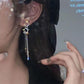 🌟 Élégantes Boucles d'Oreilles Goutte d'Eau - Franges Raffinées, Charme Quotidien et Style Intemporel !