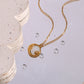 Élégant Collier Coquillage en Forme de Lune - Design Raffiné, Idéal pour Sublimer Vos Tenues Quotidiennes