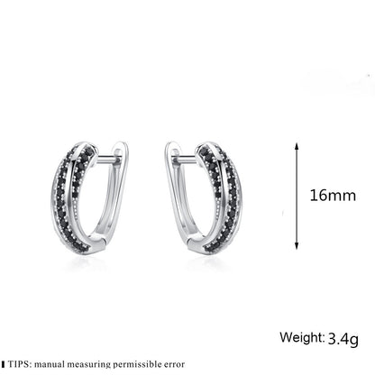 ✨ Boucles d'Oreilles Zircon Éblouissantes - Brillance Exceptionnelle, Élégance Intemporelle, Confort Optimal 🌟