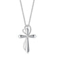 💖 Collier Croix en Forme de Cœur - Séparation de Couleurs Éblouissante, Élégance pour Toutes les Occasions !
