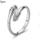 Image du produit Bague Simple "Mains qui S'enlacent" – Élégance Géométrique et Design Unisexe 🤝💍