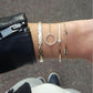 ✨ Chic Ensemble Bracelets Géométriques Femme - Ajustables, Style Moderne Doré & Argenté pour un Look Sophistiqué