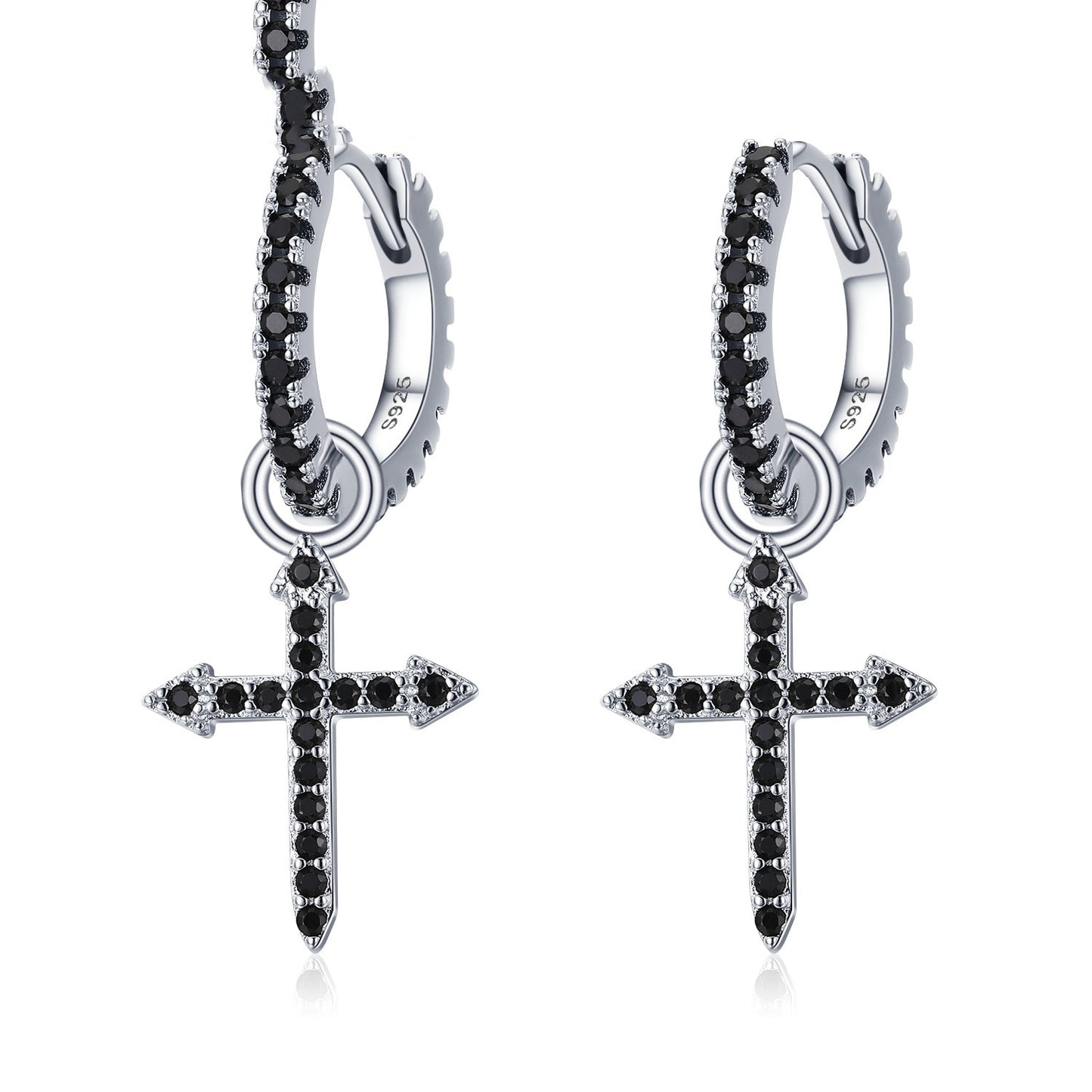 ✨ Boucles d'Oreilles Chic en Zircon - Design Original en Cuivre, Idéales pour un Look Tendance et Distinctif