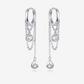 ✨ Boucles d'Oreilles Élégantes en Argent S925 - Plaquées Platine, Anti-Allergiques, Confort Inégalé pour Femmes