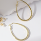 ✨ Élégantes Boucles d'Oreilles Dorées - Hypoallergéniques en Cuivre, Confort Quotidien Exceptionnel et Style Intemporel.