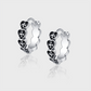 🌟 Boucles d'oreilles en argent sterling S925 - Croix rétro, Élégance intemporelle, Design Unique et Raffiné